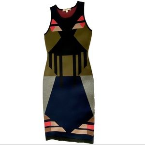 Size S Jonathan Simkhai Colorblock Bandage Dress